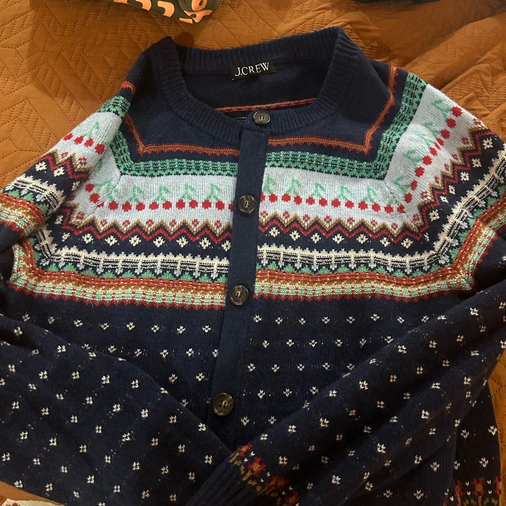 J. Crew Fair Isle Cardigan